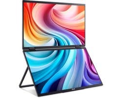 Acer PD163QT - Opvouwbaar Portable Dual Screen Monitor - 15.6 inch - Touchscreen - 60Hz