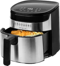 Emerio Airfryer XL 1300W - 4,5 Liter Heteluchtfriteuse - Regelbare thermostaat 60ºC tot 200ºC - 8 Kookprogramma's - AF-129084 Zwart — thumbnail 1