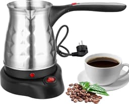 Ynkkvre - Turkse koffiemachine - elektrische koffieketel 500 ml - RVS - geschikt voor Turkse koffie en espresso - draagbaar en geschikt voor reizen — thumbnail 1