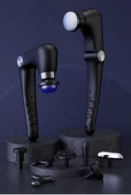 LEXO® - Massage Gun Professioneel - Massage Apparaat - Massageapparaat - Massage Pistool - 10 opzet stukken - Warm & Koud — thumbnail 2