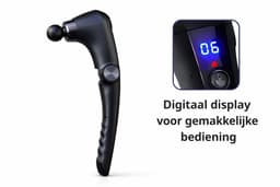 LEXO® - Massage Gun Professioneel - Massage Apparaat - Massageapparaat - Massage Pistool - 10 opzet stukken - Warm & Koud — thumbnail 4