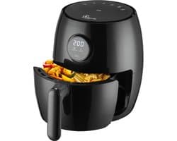 Extralink HOME AIR FRYER 2L EU SJ-200 friteuse Enkel Vrijstaand 1000 W Heteluchtfriteuse Zwart