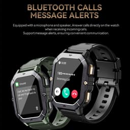 CUBOT C28 Smartwatch - Hartslag, Bloedzuurstof, Slaap Monitoring Smartwatch - 100+ Sportmodi - Muziekspeler - 410 mAh Batterij - Unisex Fitnesshorloge Smartwatch - Android iOS - Zwart — thumbnail 4