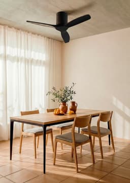 CREATE - Stille 40W plafondventilator met technische ABS bladen in verschillende maten - S - Geen licht - Controller voor wandmontage - WIND CALM — thumbnail 4