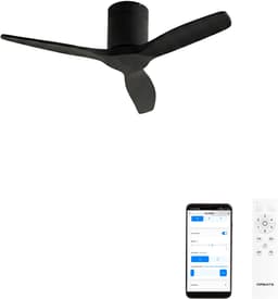 CREATE - Stille 40W plafondventilator met technische ABS bladen in verschillende maten - S - Geen licht - WIFI - WIND CALM — thumbnail 1