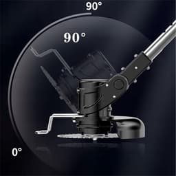 Bosmaaier - 3-in-1 Accu Grasmaaier - 500W - 18000 rpm - Zwart - 21V 2000mAh - 90° Verstelbare Kop & Telescopische Steel - 3-blads alles-in-één — thumbnail 4