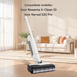 Vervangende rolborstels - Geschikt voor Rowenta X-Clean 10 en Narwal S20 Pro nat- en droogstofzuigers - inclusief 2 rolborstels, 2 filters en 1 reinigingsborstel. — thumbnail 4