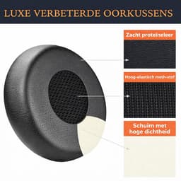 Oorkussens Geschikt voor Jabra Evolve 75, 75 UC & 75 MS – Vervangende Headset Oorkussens met Comfort Fit — thumbnail 3