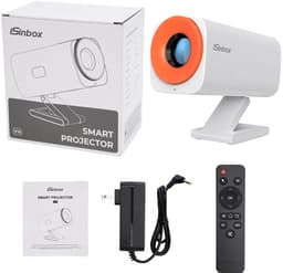 Rolu Mini Beamer – Projector – Beamer - 4K Beeldkwaliteit – Bluetooth – Wifi – HDMI – Android & iOS – Home Cinema — thumbnail 4