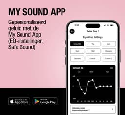 Fresh 'n Rebel Twins Core 2 - Draadloze oordopjes - Bluetooth oortjes met 40 uur speeltijd - Met Microfoon en App - Pastel Pink — thumbnail 5