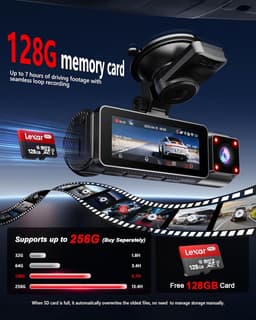 4K Dashcam voor Auto - Hoge Resolutie Rijbeveiliging — thumbnail 5