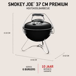 Weber Smokey Joe® Ø 37 cm BBQ, Zwart - Black — thumbnail 2