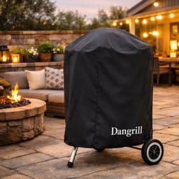 BBQ Hoes Rond - Universeel tot 72cm - Kettle BBQ Kamado - Big Green Egg - Grill Guru -The Bastard - Patton - Weber - Kolen - bbq hoes — thumbnail 1