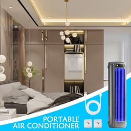 Draagbare Airco - Persoonlijke Koeler - Thuis en Kantoor - Stille Werking - Compact Formaat — thumbnail 2