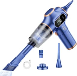 Kruimeldief Oplaadbaar – Handstofzuiger met Blaasfunctie voor Auto & Huis — thumbnail 1