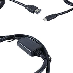 USB-C naar eSATA Kabel - Adapter Converter - Externe Schijven Koppelen - Universele Aansluiting - 1 Meter Lengte - Zwart — thumbnail 5