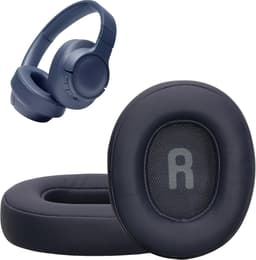 kwmobile 2x oorkussens geschikt voor JBL Tune T760NC / T750BTNC / T710BT / T700BT - Earpads voor koptelefoon in donkerblauw — thumbnail 1