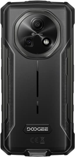 DOOGEE Fire 7 Robuuste Smartphone - IP68/IP69K Outdoor Telefoon - Dual SIM 5G - 6GB RAM - 128GB ROM - 13000mAh 18W - Android 15 - 6,6 inch - 64MP AI-camera - NFC, GPS, OTG - Zwart — thumbnail 3