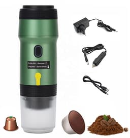 SmartOutdoor Draagbare Elektrische Espressomachine 3-in-1 | 15 Bar | Voor Capsules & Gemalen Koffie | Koffiezetapparaat voor Onderweg | 12V | Ideaal voor Reizen & Camping — thumbnail 1