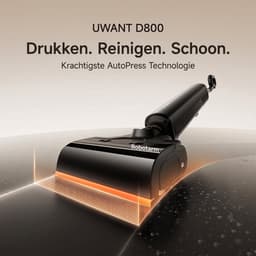 UWANT D800 Nat- en Droogzuiger - Elektrische Dweil met Dweilfunctie - Steelstofzuiger Draadloos - Vloerreiniger met Robotarm - 25 kPa Zuigkracht — thumbnail 2