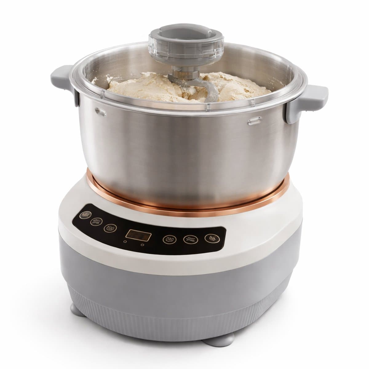 HOB Deegmachine XXL- Kneedmachine - Deegkneedmachine - Deegmixer - Geschikt voor Zwaar Deeg - 7L Capaciteit - 250W - Rijsfunctie — afbeelding 1
