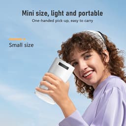 Kraftverdia Smart Mini Beamer Pro - 4K & 1080P Ondersteuning - WiFi 6 & Bluetooth 5.0 - Android 12 OS - Automatische Horizontale Correctie - 180° Draaibaar - 120 ANSI Lumen - Geschikt voor Buitenfilmavonden en Mobiel Gebruik — thumbnail 3