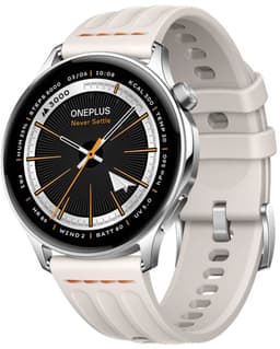 OnePlus Watch Lite - Smartwatch - 45mm - Silver Steel (Zilver) - 1.46" AMOLED - 10 dagen batterij - Dual-Band GPS - OPWWE262 — thumbnail 1