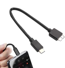 Externe Schijf Kabel - Data Overdracht Kabel - Snelle Bestandsoverdracht - USB 3.0 Snelheid - 30 cm Lengte — thumbnail 1