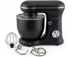 Keukenmachine - Mixer Kom - Zwaar Deeg Maken - Planetaire Beweging - 5 Liter Kom - Matzwart