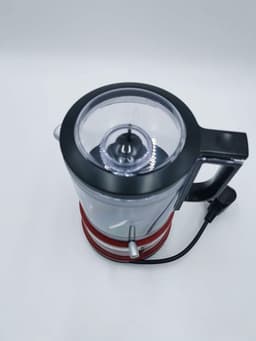 Keukenmachine Hakmolen - Keuken Assistent - Snel Ingrediënten Snijden - Met Garde Accessoire - 12 Liter Kom - Rood — thumbnail 3