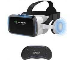 VR-bril voor Gaming - 3D Virtual Reality Headset - Compatibel met Smartphone (Incl. Controller)