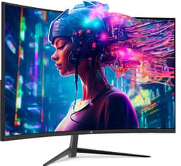 Z-EDGE UG27 Curved Gaming Monitor - FHD 1920x1080P - 27 Inch- 200Hz - MPRT 1ms - HDMI 2.0 & DisplayPort 1.4 - Zwart — thumbnail 1