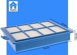 Kleanburg® - Hepa 12 uitblaasfilter - Alternatief voor Philips FC8031 S-Filter - Set van 2 stuks — thumbnail 2