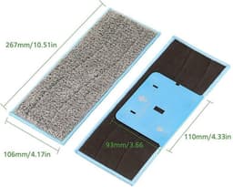 Dweil pads geschikt voor iRobot Braava Jet M6 voor nat dweilen M6134 Luxe Dweilpads Dweilrobot - 6x Microfiber Microvezel Dweil Doekjes Pads Set - Dweildoeken Nat Dweilen — thumbnail 4
