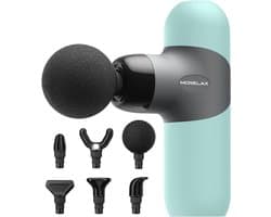 Draagbaar Massagepistool voor Diepe Weefselmassage - Elektrische Sportmassager met 6 Massagekoppen en 4 Snelheden
