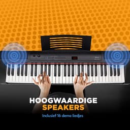 Finesse Digitale Piano - 88 Gewogen Toetsen - Statief & Kruk - Keyboard Piano - Elektrische Piano - Volwassene & Kind — thumbnail 4