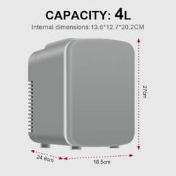 Lexium Mini Fridge for Drinks - Kleine Koelkast - Mini Koelkasten - Minibar - Mini Fridge - Mini Koelkast - Mini Koelkastje - — thumbnail 5