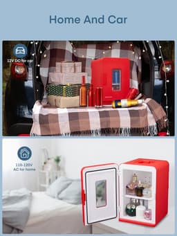 Lexium Mini Fridge for Drinks - Kleine Koelkast - Mini Koelkasten - Minibar - Mini Fridge - Mini Koelkast - Mini Koelkastje - — thumbnail 2