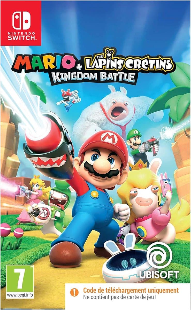 Mario + Rabbids: Kingdom Battle - Nintendo Switch - Code in a Box — afbeelding 1