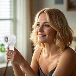 Portable Handheld Fan, Personal Turbo Fan with 1-100 Speed Adjustable, [15H Max Working Time] Rechargeable for Travel Outdoor, Gifts for Women Men — thumbnail 3