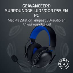 Razer BlackShark V3 X HyperSpeed PlayStation - Zwart — thumbnail 4