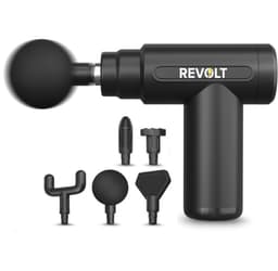 Revolt - Mini Massage Gun - Inclusief 4 Opzetstukken - Inclusief Adapter - 6 Snelheidsstanden - Spierherstel & Spierontspanning - Massage Pistool - Massage Apparaat Professioneel — thumbnail 1