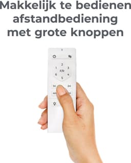 Goedewaere Plafondventilator Nordic Wood - Afstandsbediening - Timer - Stil - 152cm — thumbnail 3