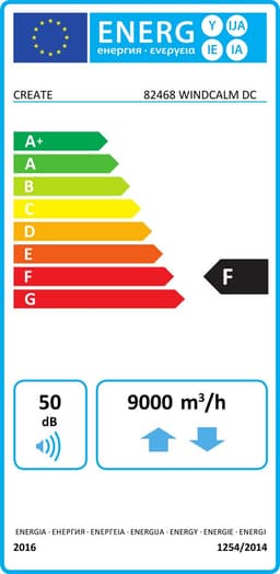 CREATE - Plafondventilator 40W silent Ø132 cm ABS - Met Verlichting drie temperaturen - Met Wandregelaar - Met Afstandsbediening - 6 Snelheden - Timer - Zomer/Winter functie - Donker Hout - WIND CALM — thumbnail 2