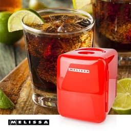 Melissa Mini Koelkast - Draagbare Koelkast - 4L - Koelen en Verwarmen - Skincare Fridge - 16580009 - Rood — thumbnail 4
