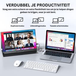 Portable Monitor - Draagbare Scherm - Uitbreider - Full HD — thumbnail 3