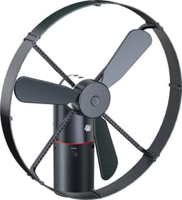 Caliber Draadloze ventilator - Kantelbaar en Draaibaar - Fluistertil en krachtig - 2 Standen - Inclusief LED Lamp - 15.000 mAh Accu meegeleverd (CPS-FAN-P) — thumbnail 1