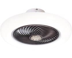 Livano Plafondventilator - Met Verlichting - Plafond Ventilator - Met Lamp - Plafonniere Met Ventilator - Met Licht - Bruin - 45cm