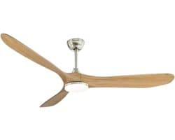 Nivard Plafondventilator - Met Verlichting - Plafond Ventilator - Met Lamp - Plafonniere Met Ventilator - Met Licht - Stijl F - 150cm