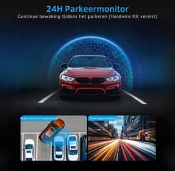 Thuys – Dashcam Voor Auto 4K + 1080p – Voor En Achter Camera – Met Parkeermodus – G–Sensor – App Bediening – Nachtzicht — thumbnail 5
